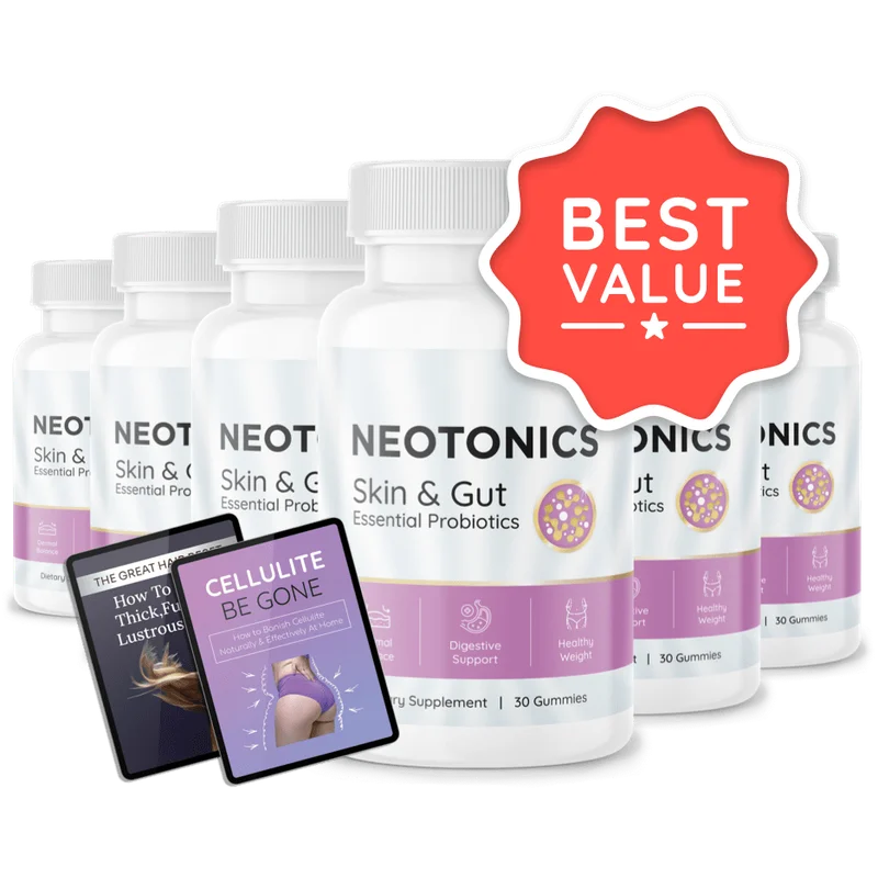 Neotonics Longevity & Vitality Relief Supplement — 6 Bottle / 180 Day Pack
